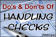 Do's and Don'ts of Checks:  How to Avoid Loss