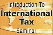 Introduction To International Tax - 2 Day Workshop