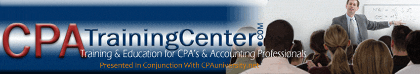 CPATrainingCenter.com offers CPA exams, accounting degree training, CPE, and professional development for accountants and CPAs
